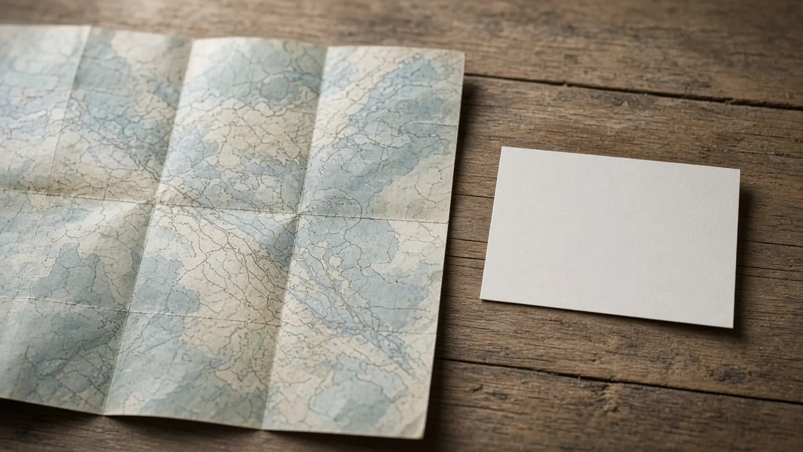 Plan drawers in a map room, labels out of focus.
